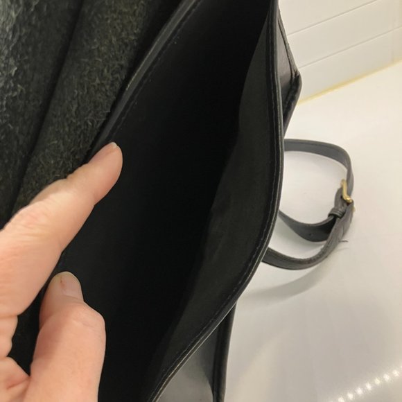 Vintage 90s Coach Black leather purse 9927 - Picture 5 of 9